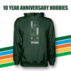 BRUNTWOOD PARK BMX CLUB - 10th Anniversary Hoodie.