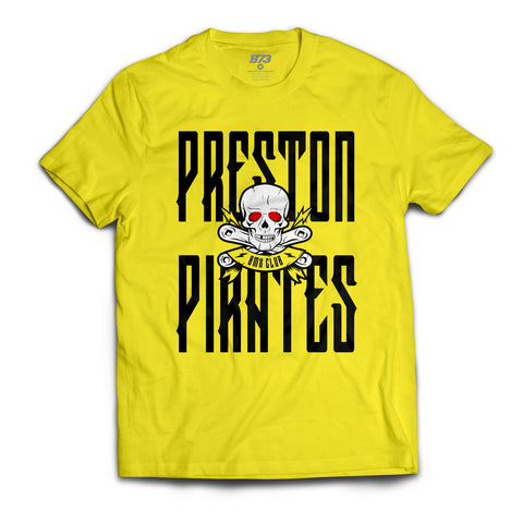 PRESTON PIRATES - Yellow TShirt