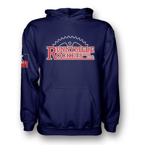 RUNNYMEDE ROCKETS HOODIE [NAVY]