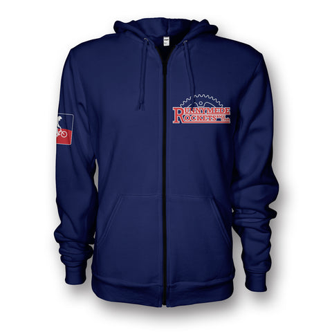 RUNNYMEDE ROCKETS ZIPPER [NAVY]